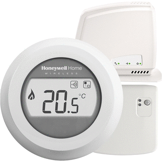 Honeywell home round kamerthermostaat connected wireless aan/uit