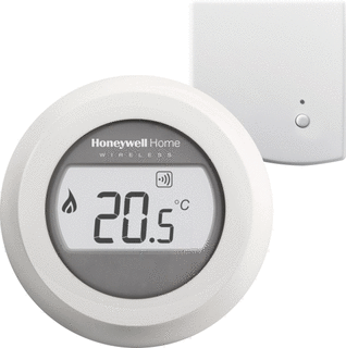 Honeywell home round kamerthermostaat wireless modulation, opentherm